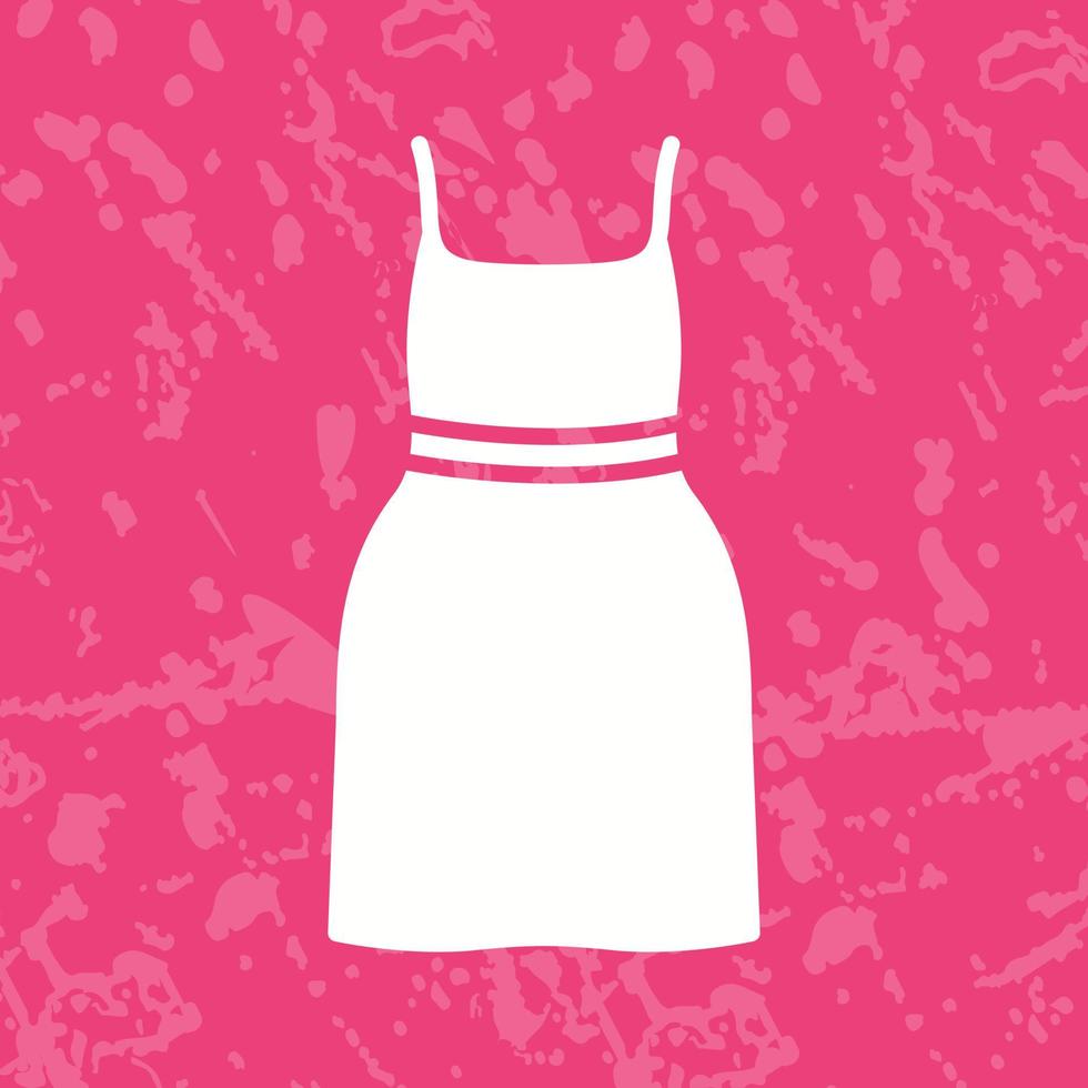 Cocktail Dress Vector Icon