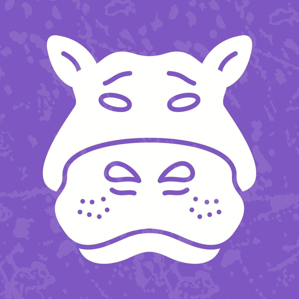 Hippo Vector Icon
