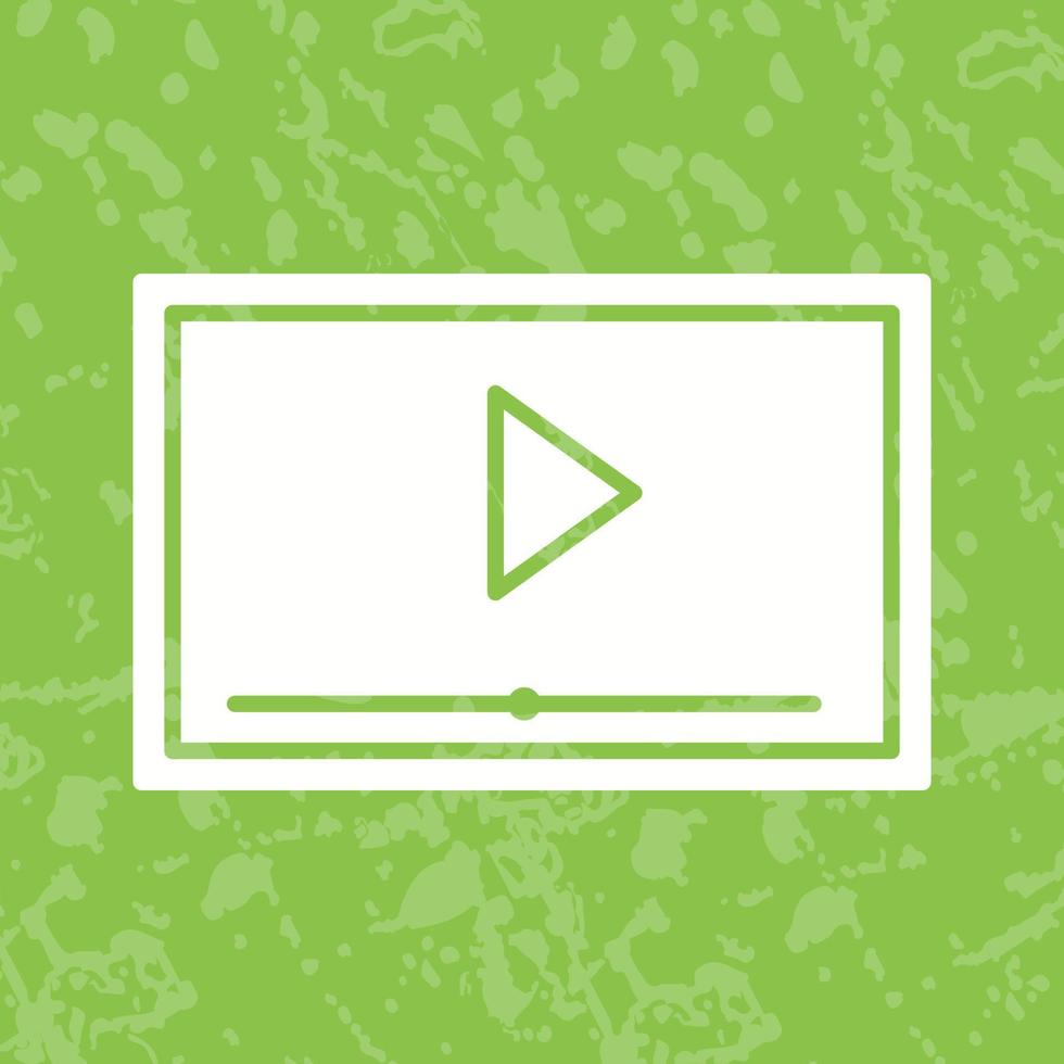 Video Screening Vector Icon