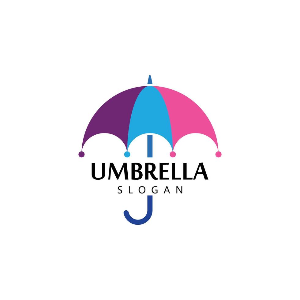 umbrella logo vector