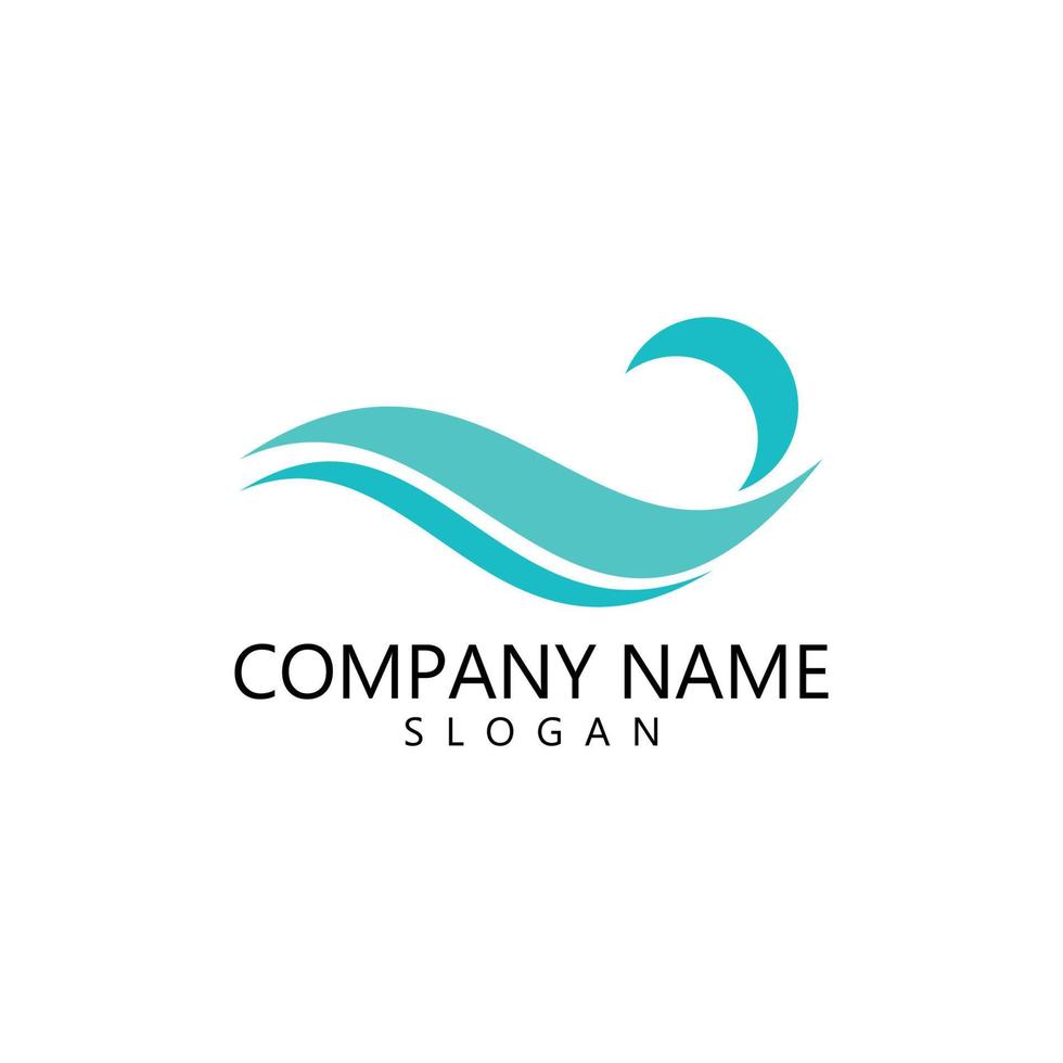 Water wave Logo vector