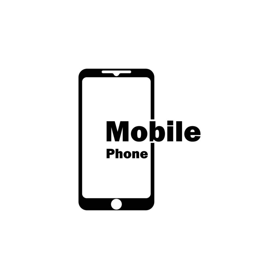 logo telefono movil vector