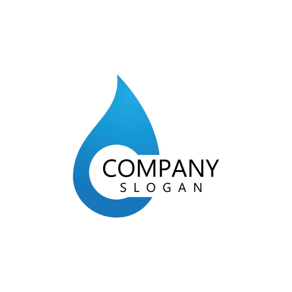 water drop Logo vector