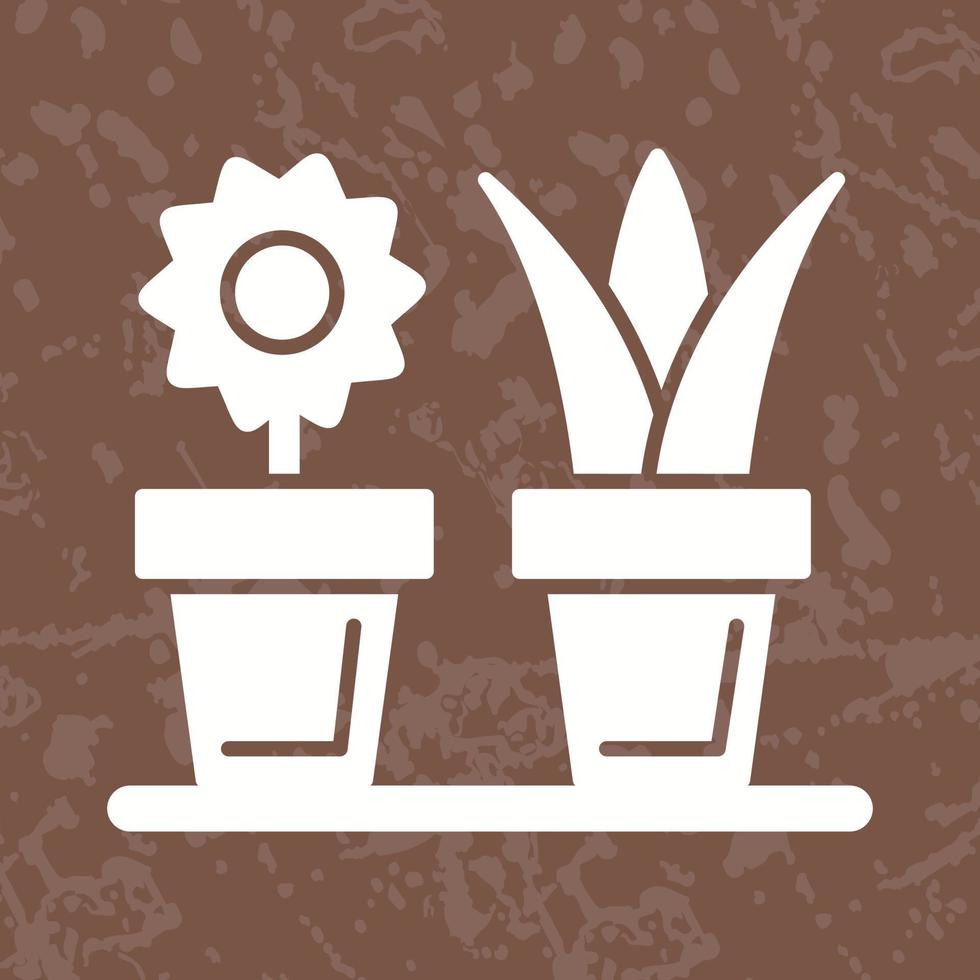 icono de vector de plantas de casa