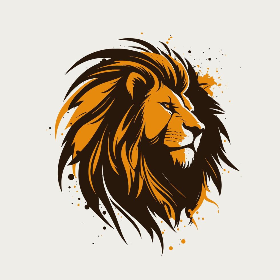 Lion Head Lion Logo Symbol - Gaming Logo Elegant Element for Brand -  Abstract Symbols 19132750 Vector Art at Vecteezy