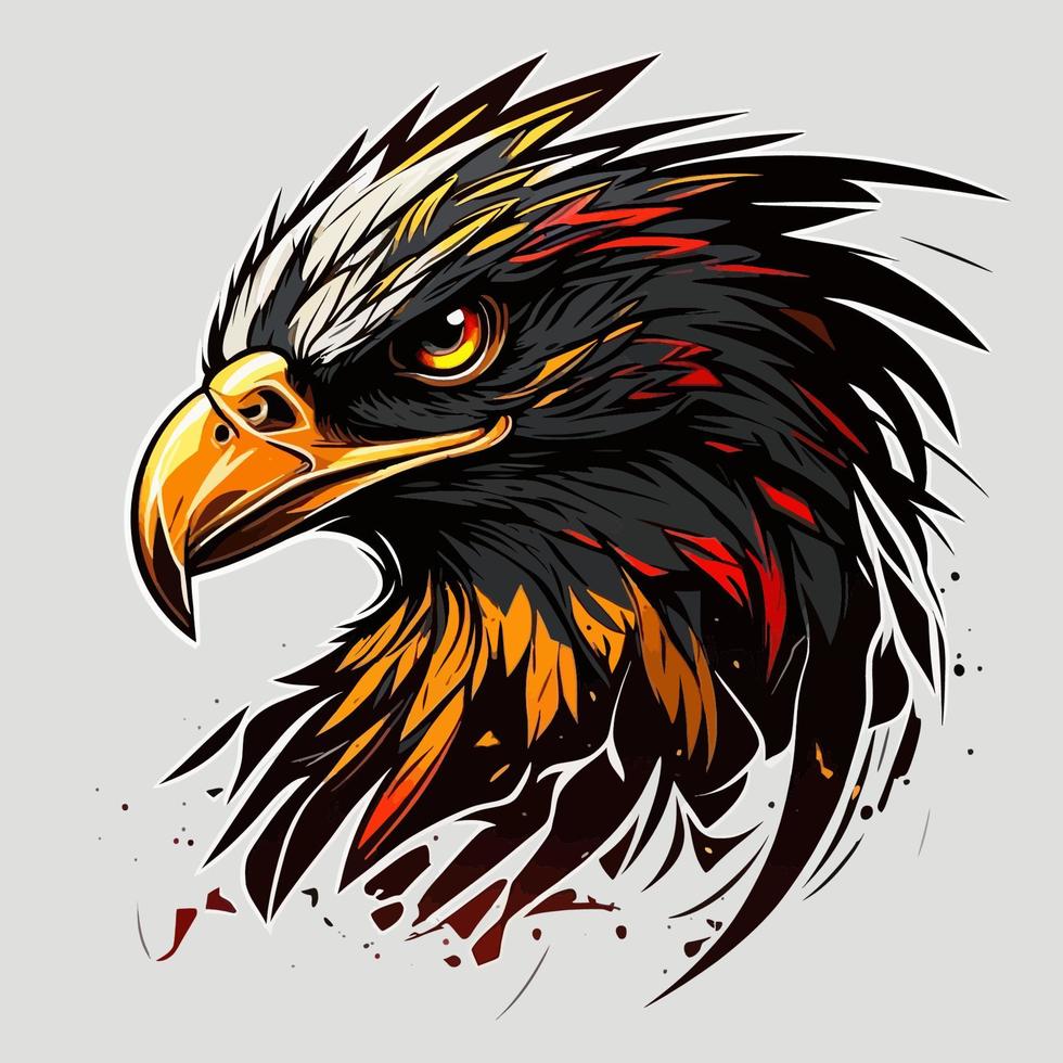 Eagle Head Eagle Logo Symbol Gaming Logo Elegant Element for Brand