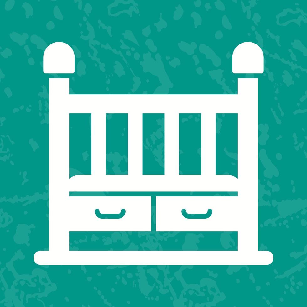 Baby Crib Vector Icon