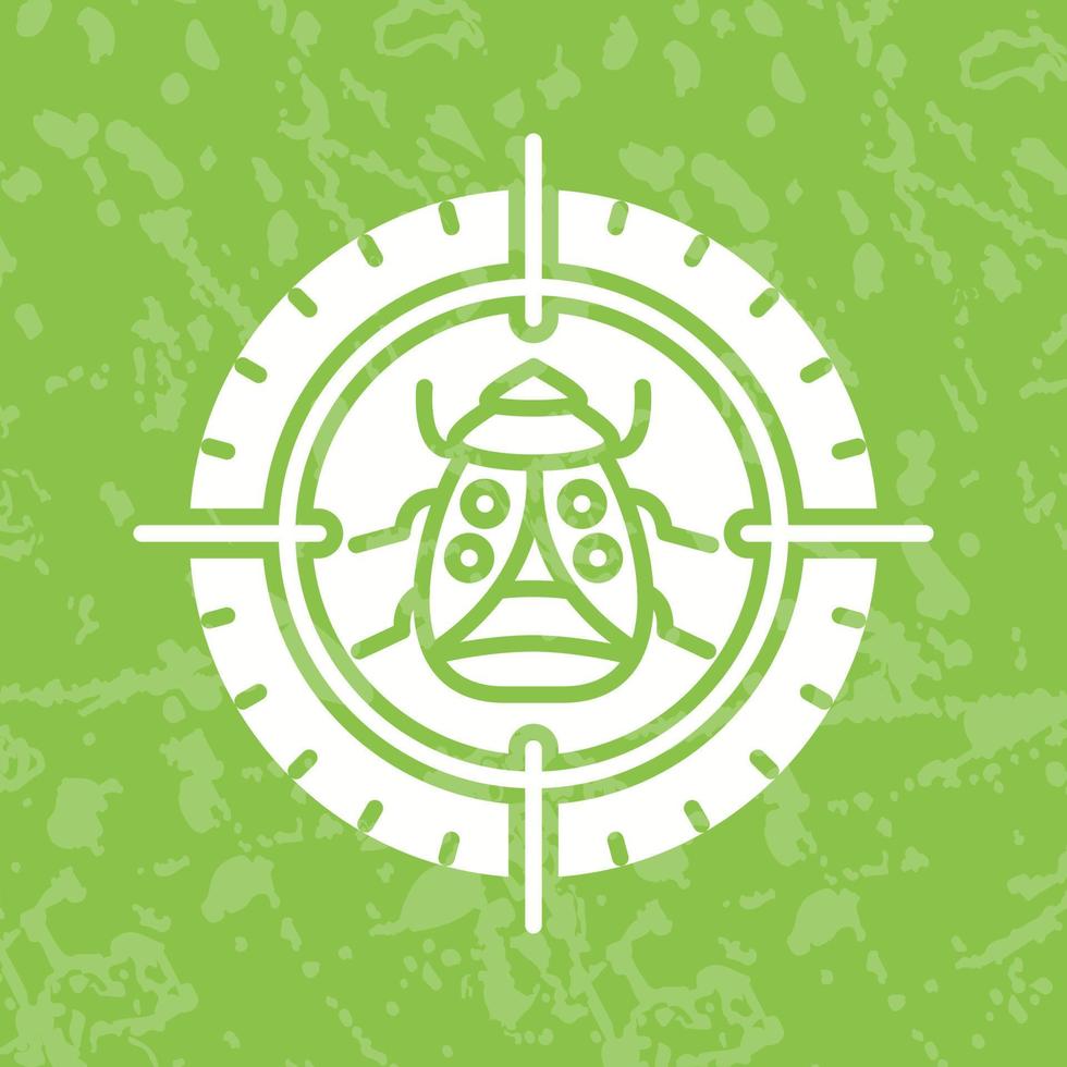 Bug Target Vector Icon