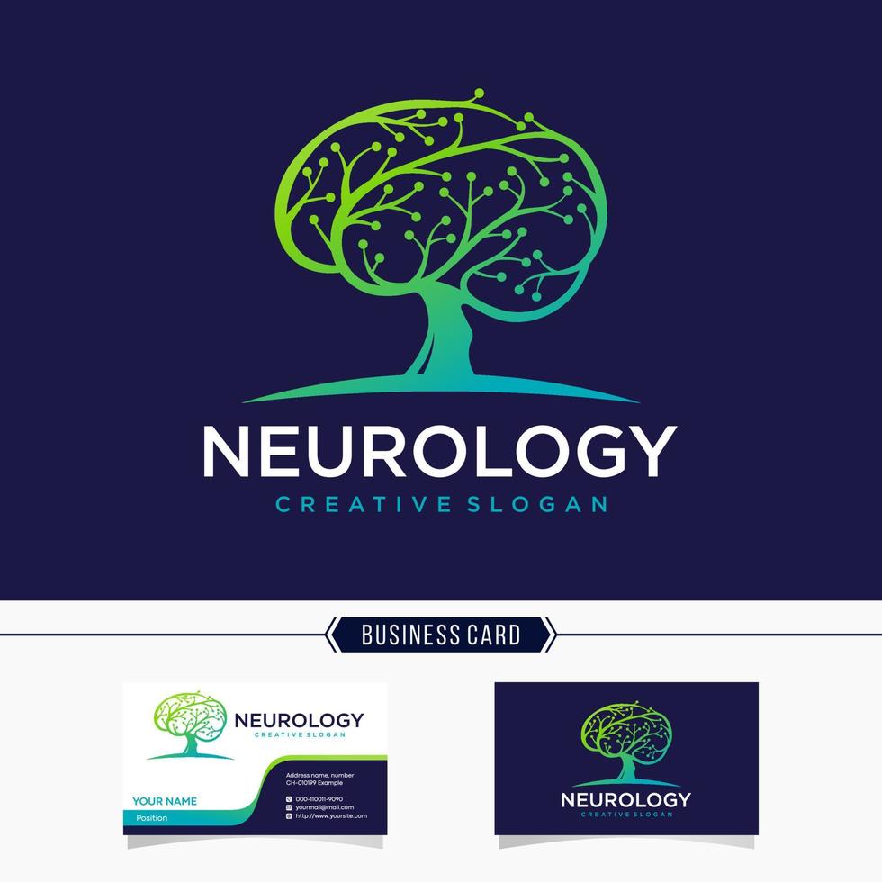 Neuro Brain Logo Icon for Healthcare companies, Medical Center, Doctor vector template