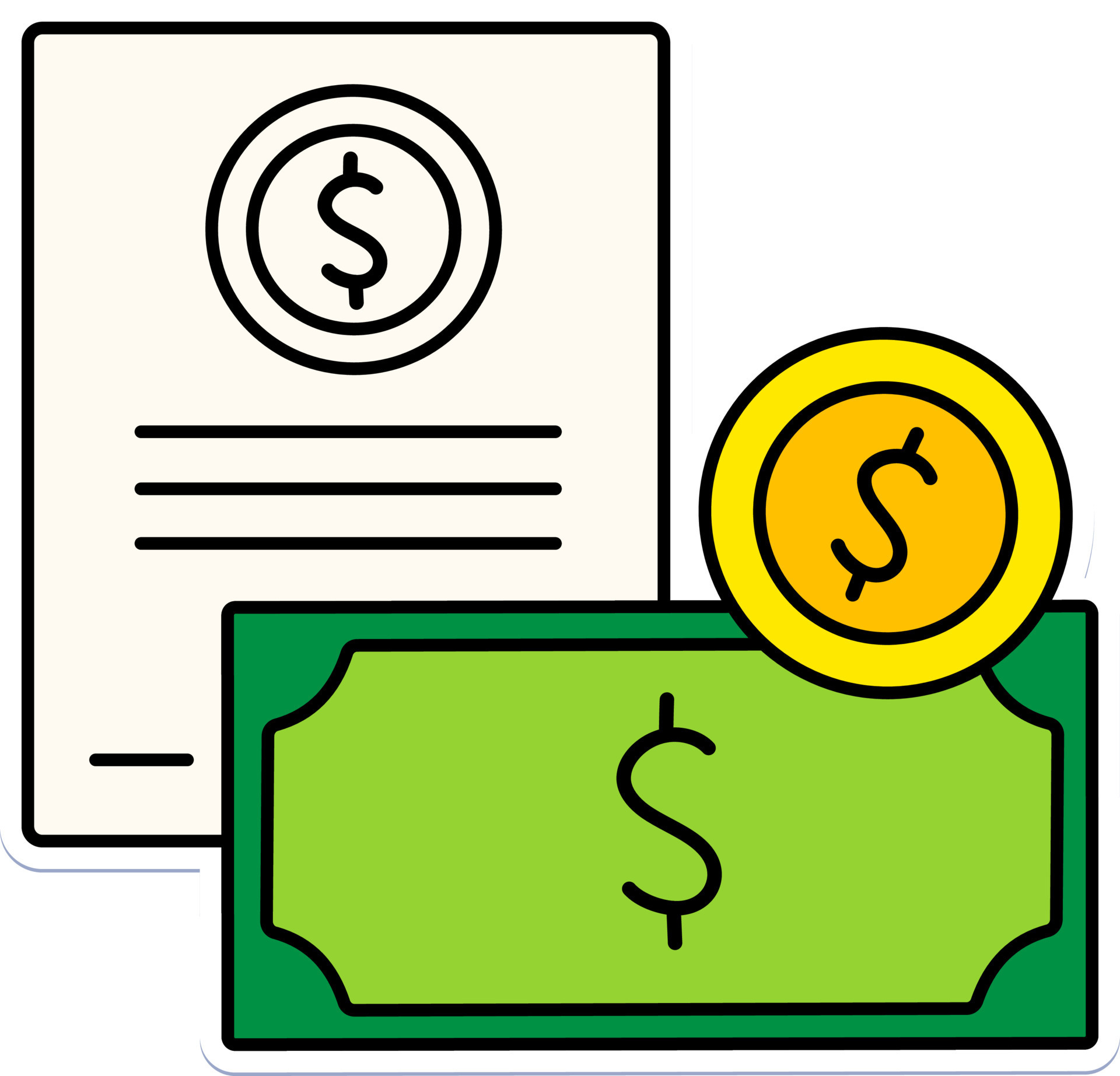 Transaction information bank account money business finance assets