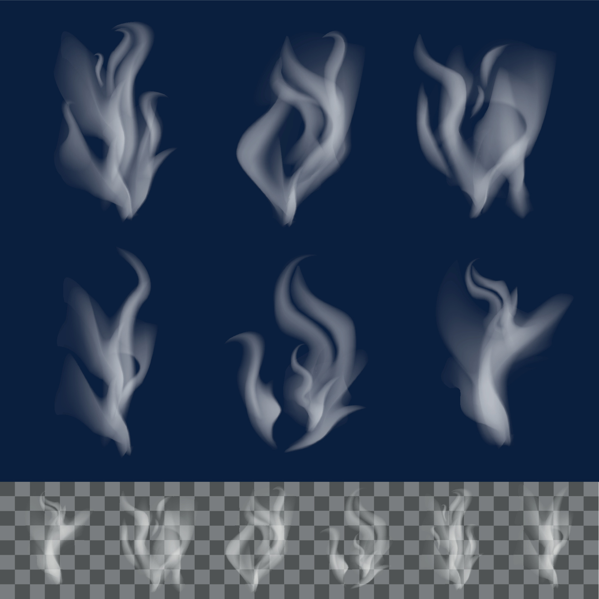Realistic smoke vector 19134047 Vector Art at Vecteezy