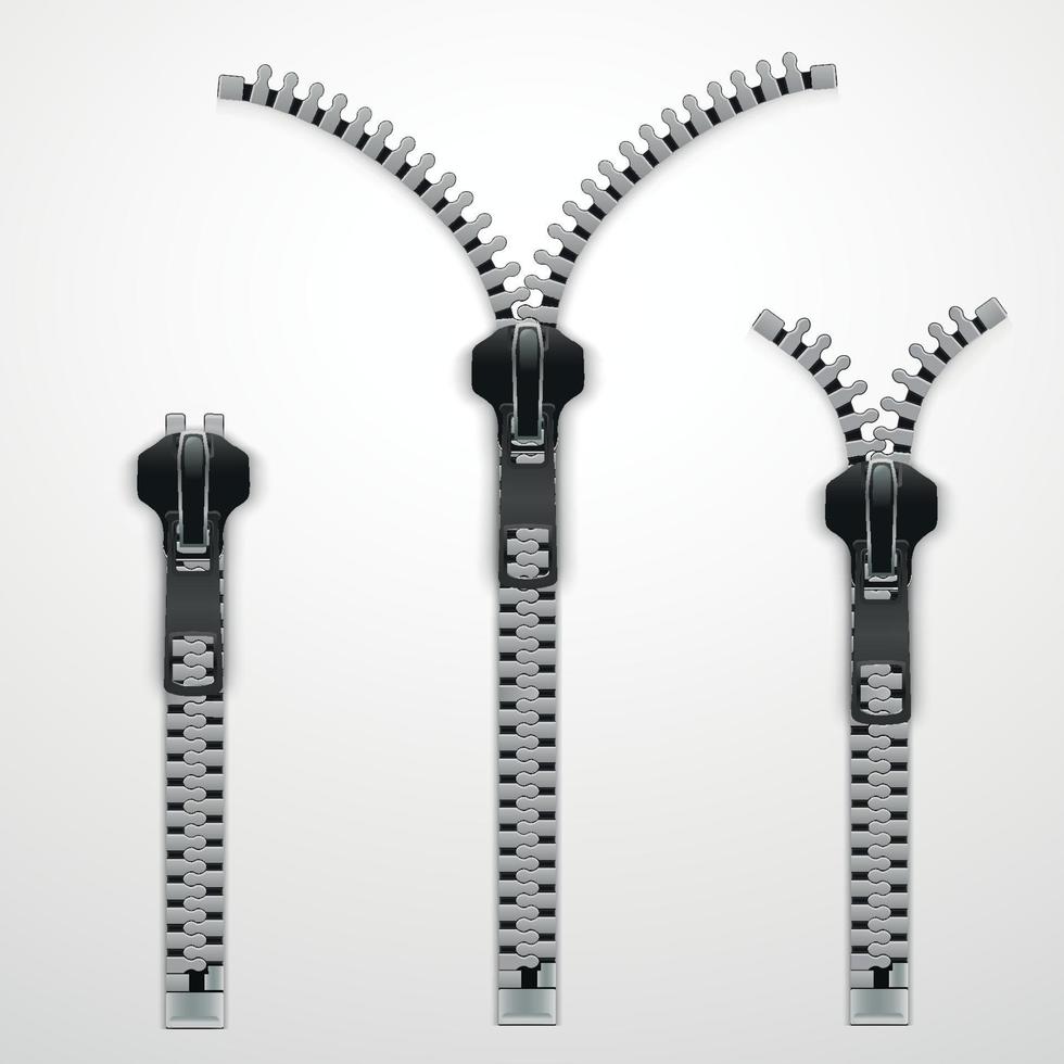 Zipper vector illustration