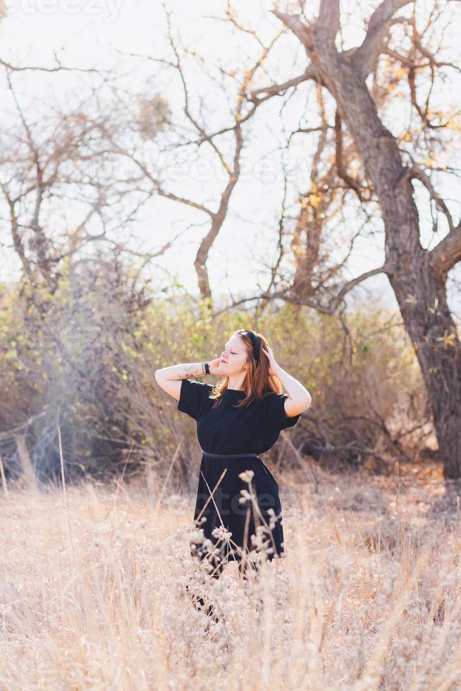 estilo de vida de retrato al aire libre foto