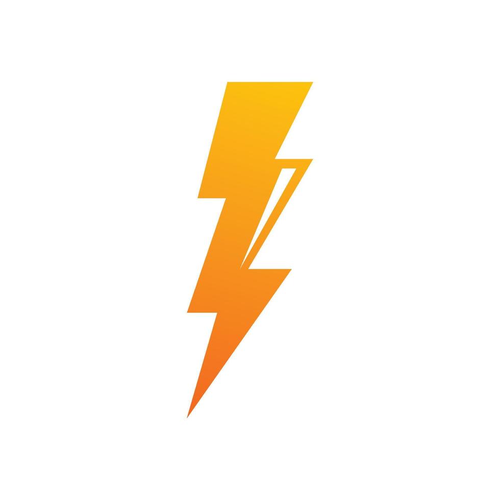 flash thunder bolt illustration vector