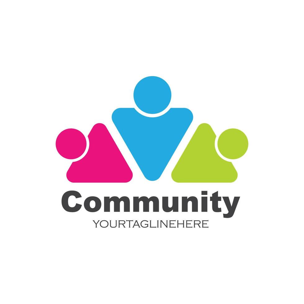 leadership,community,social and company Logo icon vector