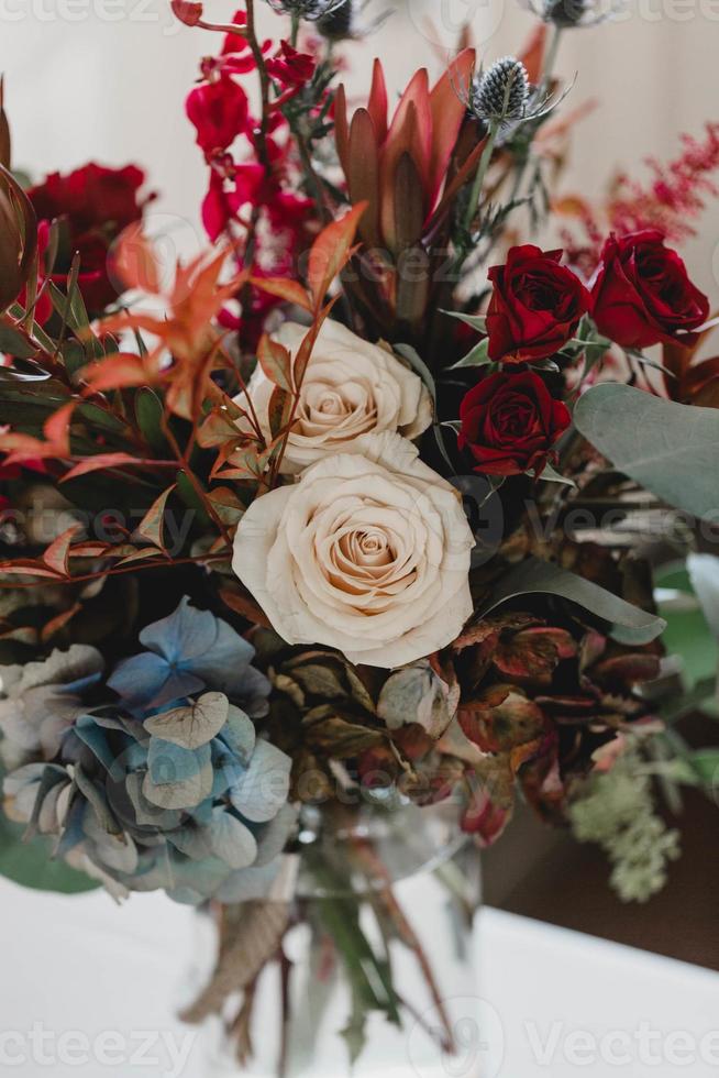 wedding day bouquet photo