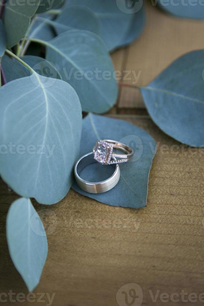 Wedding rings and bands photo