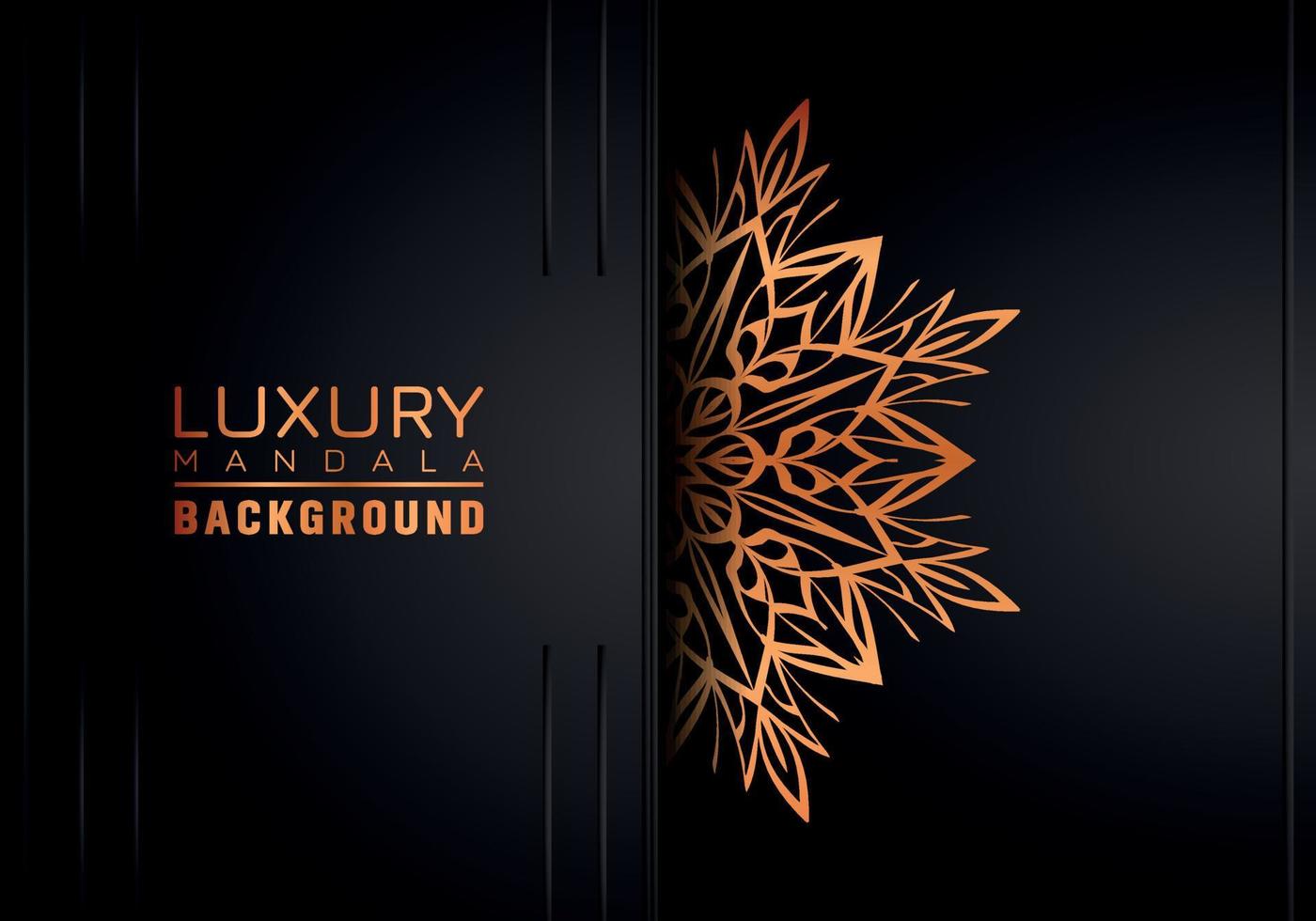 Luxury ornamental mandala background, arabesque style vector