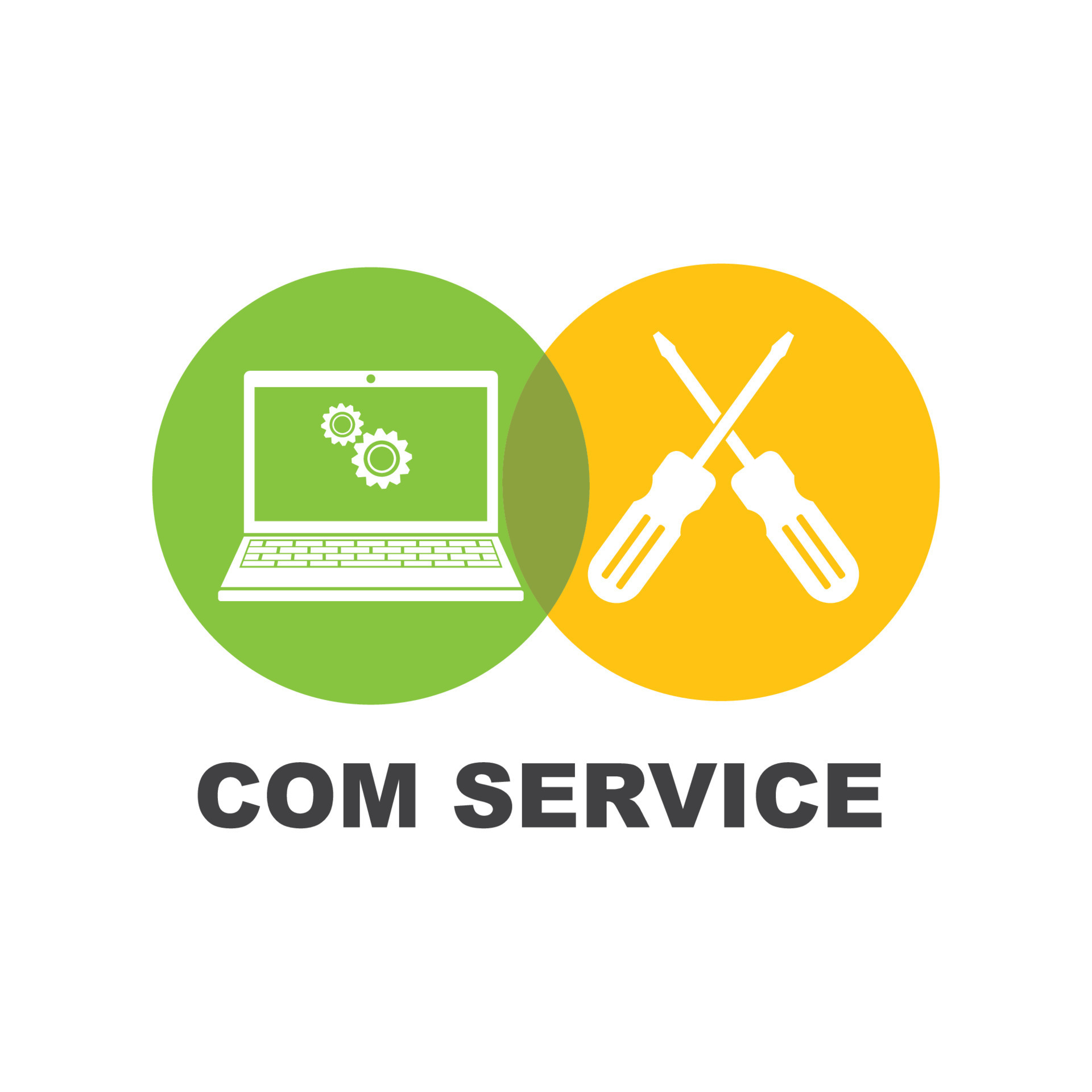 computer service and repair logo icon vector illustration 19135754