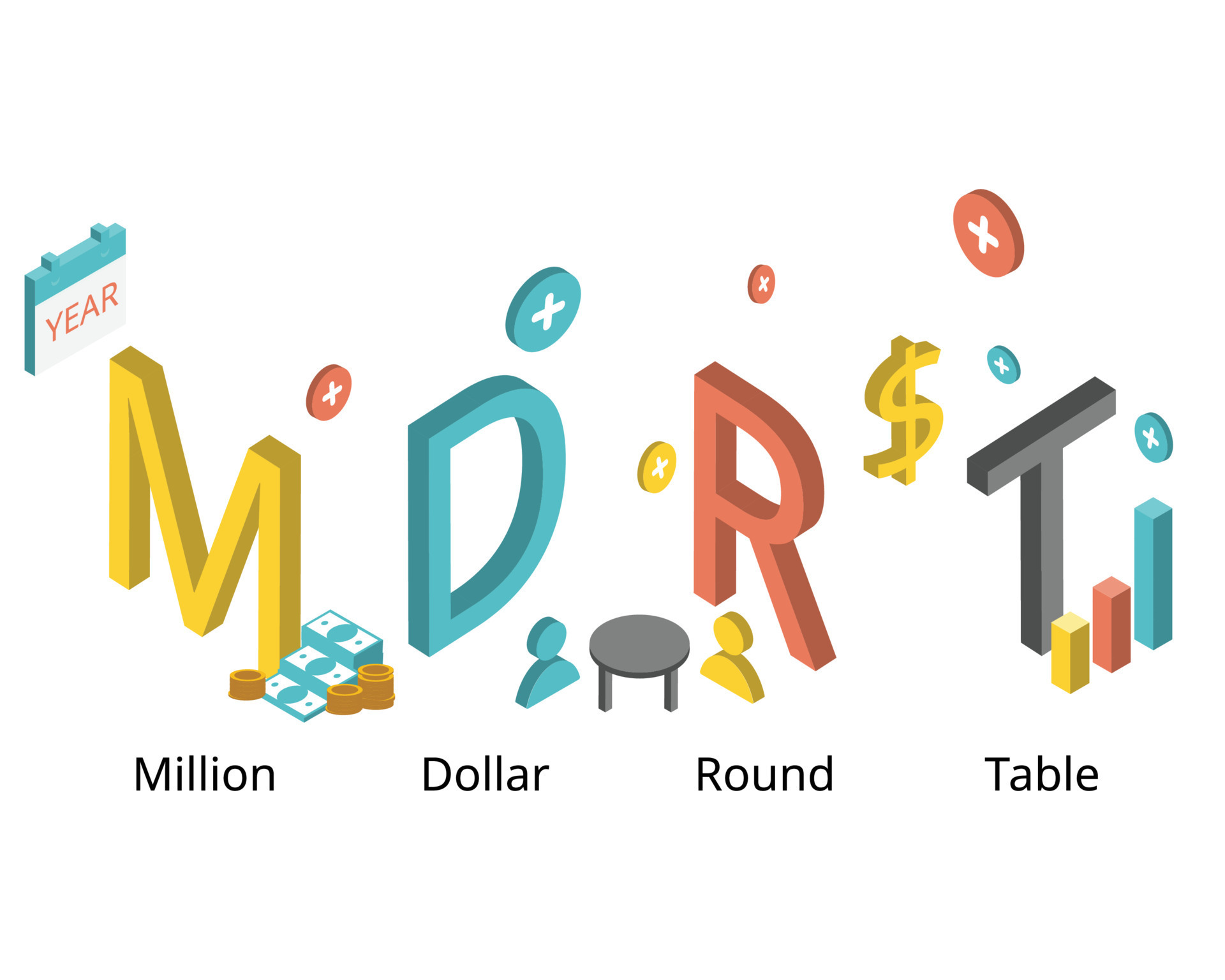 Million Dollar Round Table or MDRT which is an association of life