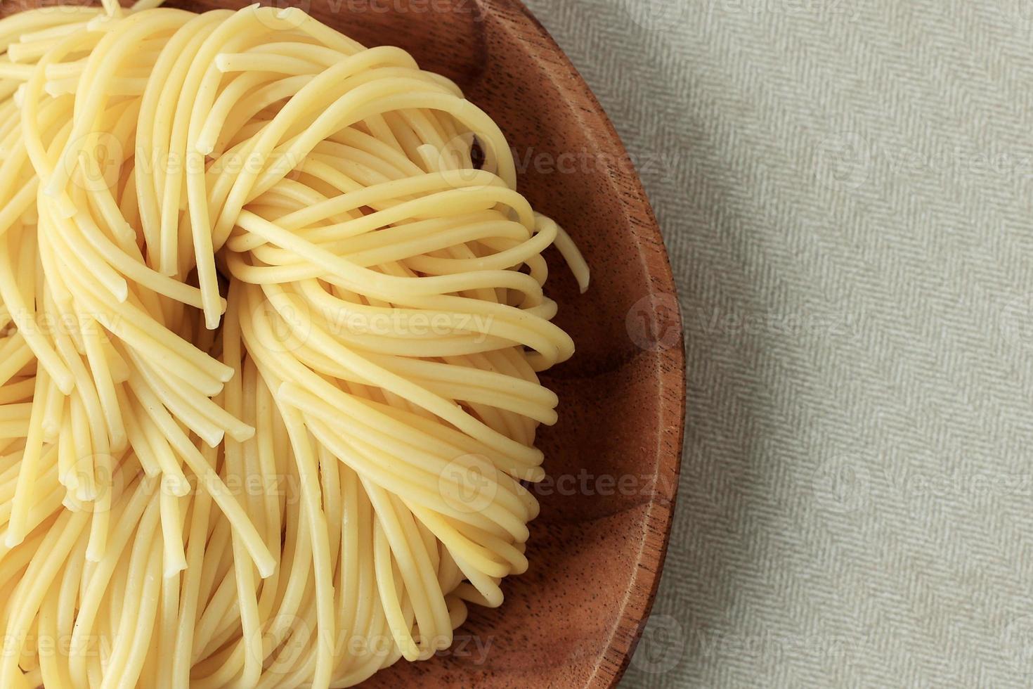 Close Up Swirl Pasta photo