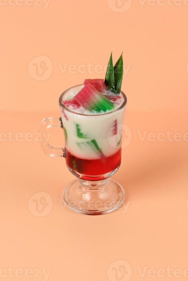 Es Selendang Mayang. Traditional Beverage from Betawi, Jakarta photo