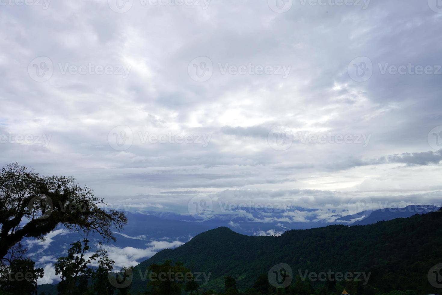 Sky Line from Offbeat Village Sillery Gaon of Kalimpong photo