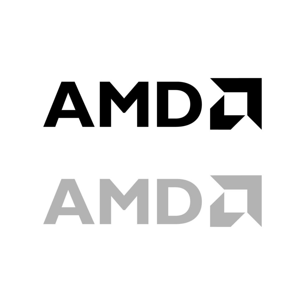 amd logo vector, amd icon free vector