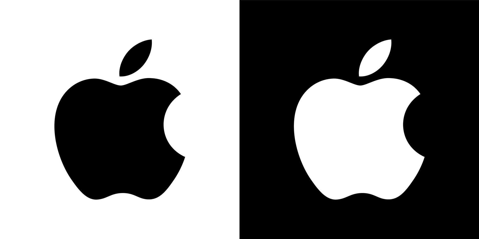 Apple logo vector, Apple icono vector libre