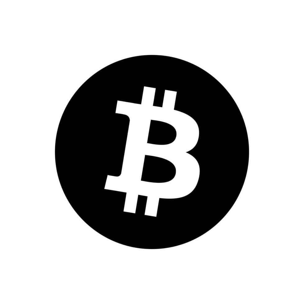 vector de logotipo de bitcoin, vector libre de icono de bitcoin