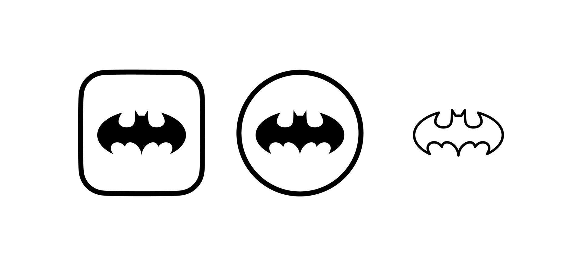 Black batman logo vector, black batman icon free vector 19136479 Vector Art  at Vecteezy