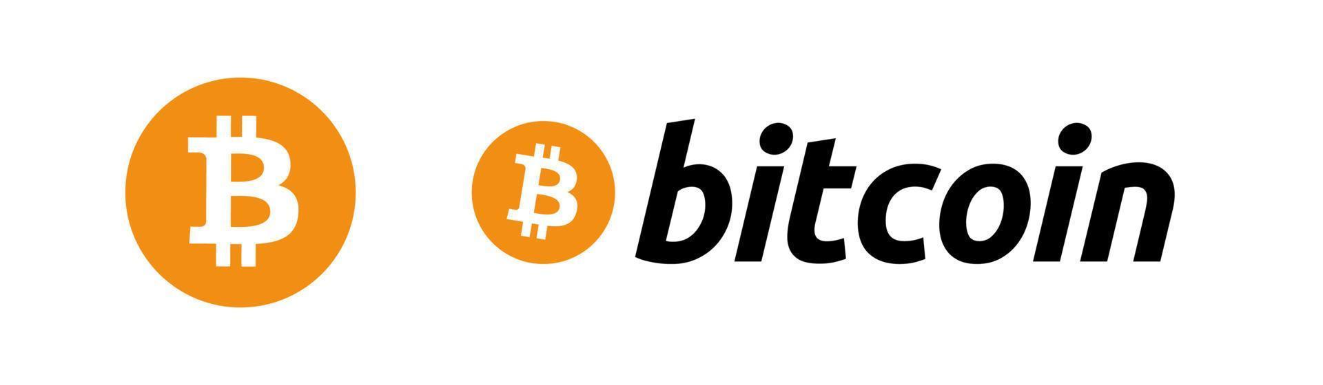 vector de logotipo de bitcoin, vector libre de icono de bitcoin