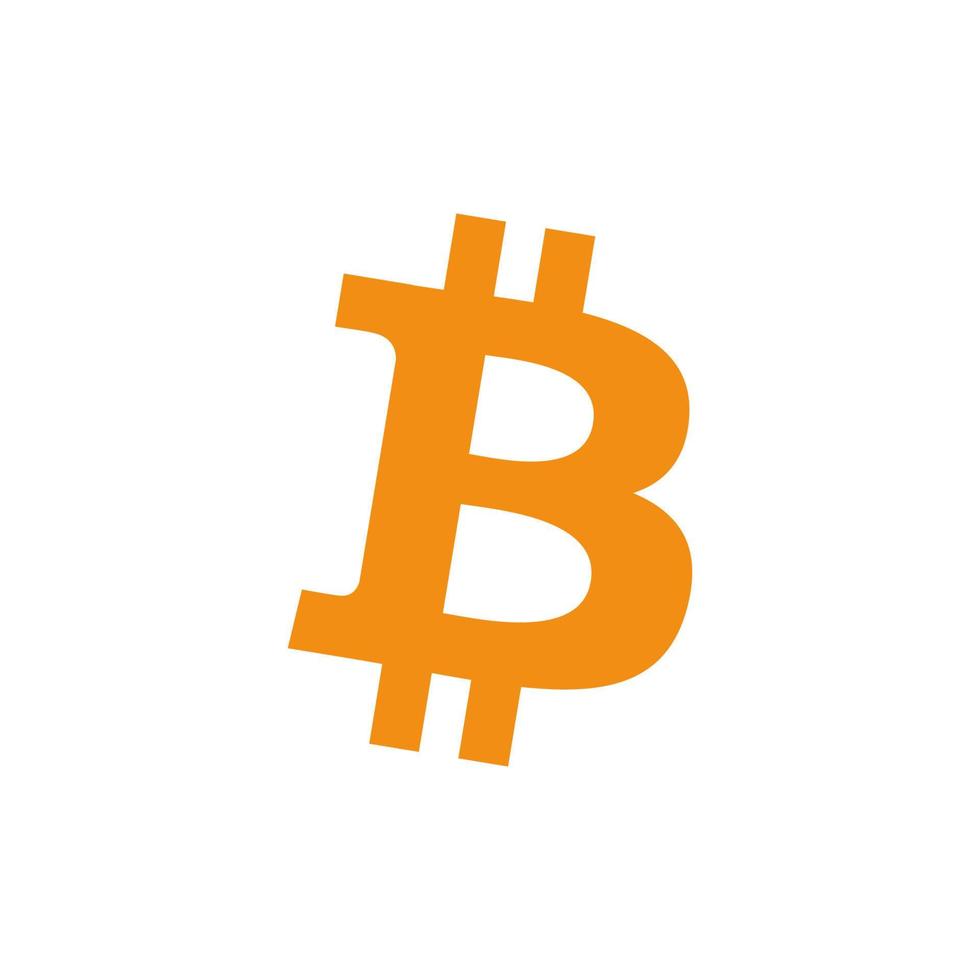 vector de logotipo de bitcoin, vector libre de icono de bitcoin