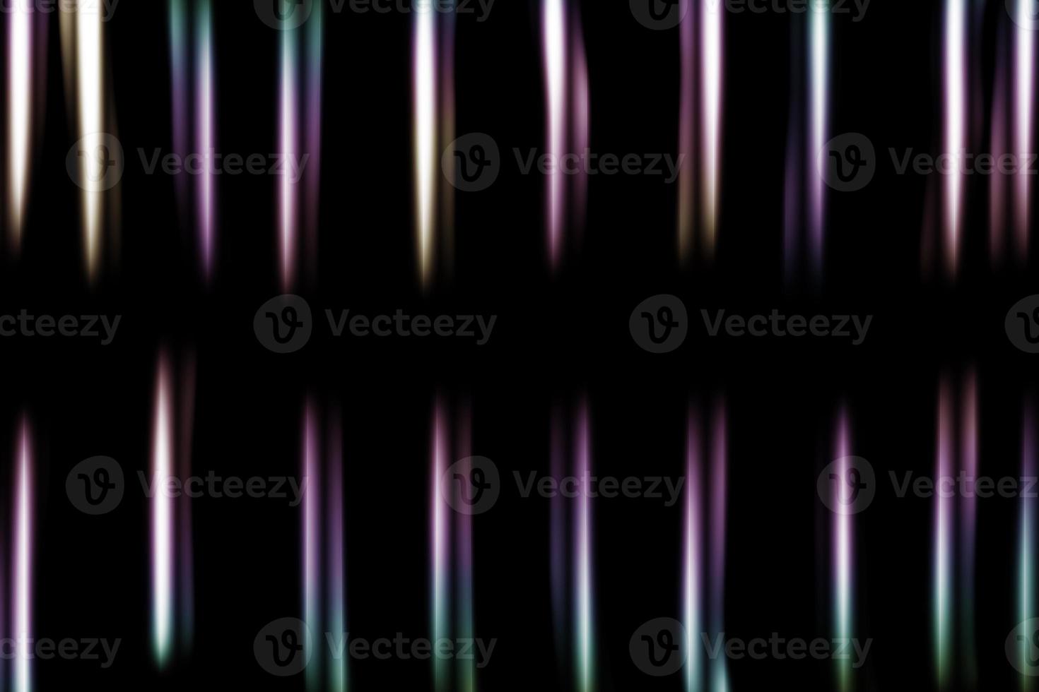 set of abstract neon light on dark background photo