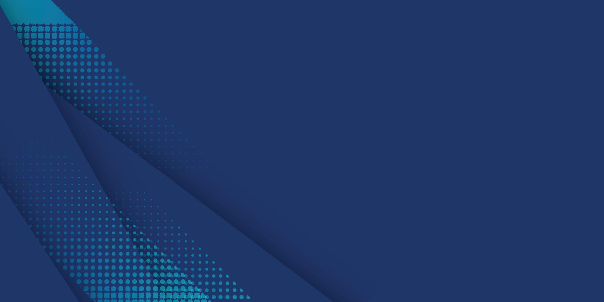 Blue abstract geometric background illustration template design vector
