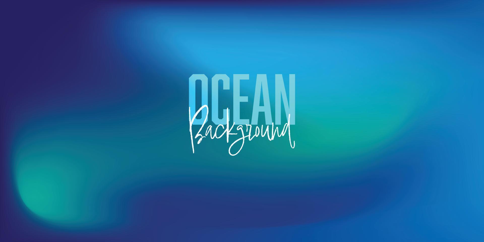 Ocean gradient colorful background illustration template design vector