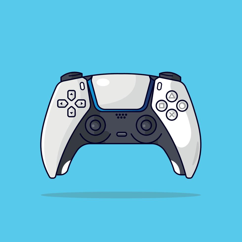 Console Controller Flat Vector Illustration