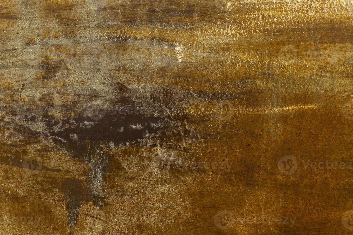 Old zinc texture background. Rusty metal plates with many colors and rust is visible. photo