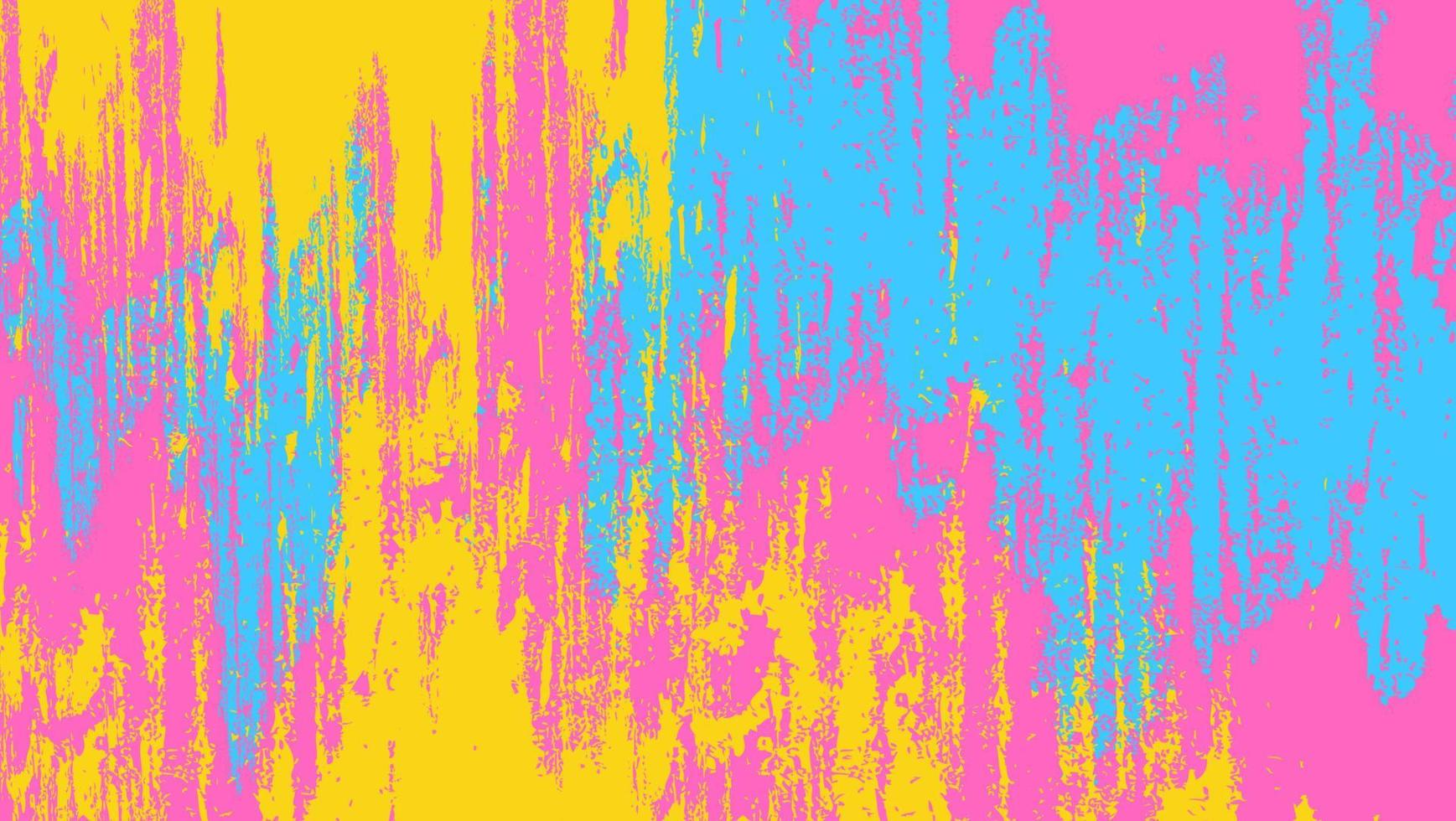 Abstract Bright Colorful Paint Grunge Texture Background vector