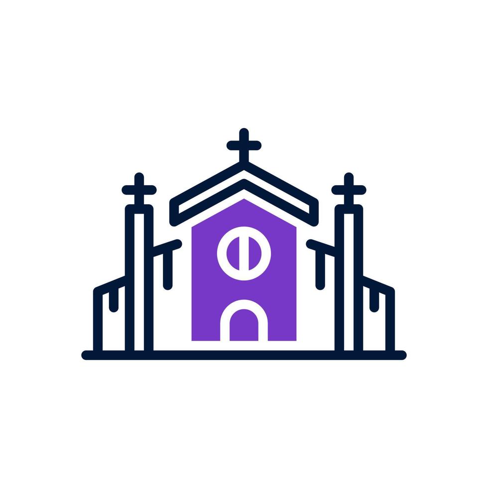 icono de la iglesia para el diseño de su sitio web, logotipo, aplicación, ui. vector