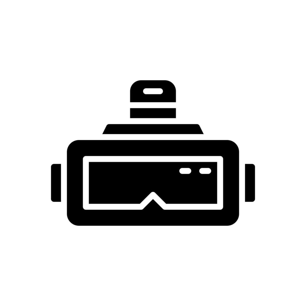 icono de gafas vr para su sitio web, móvil, presentación y diseño de logotipo. vector