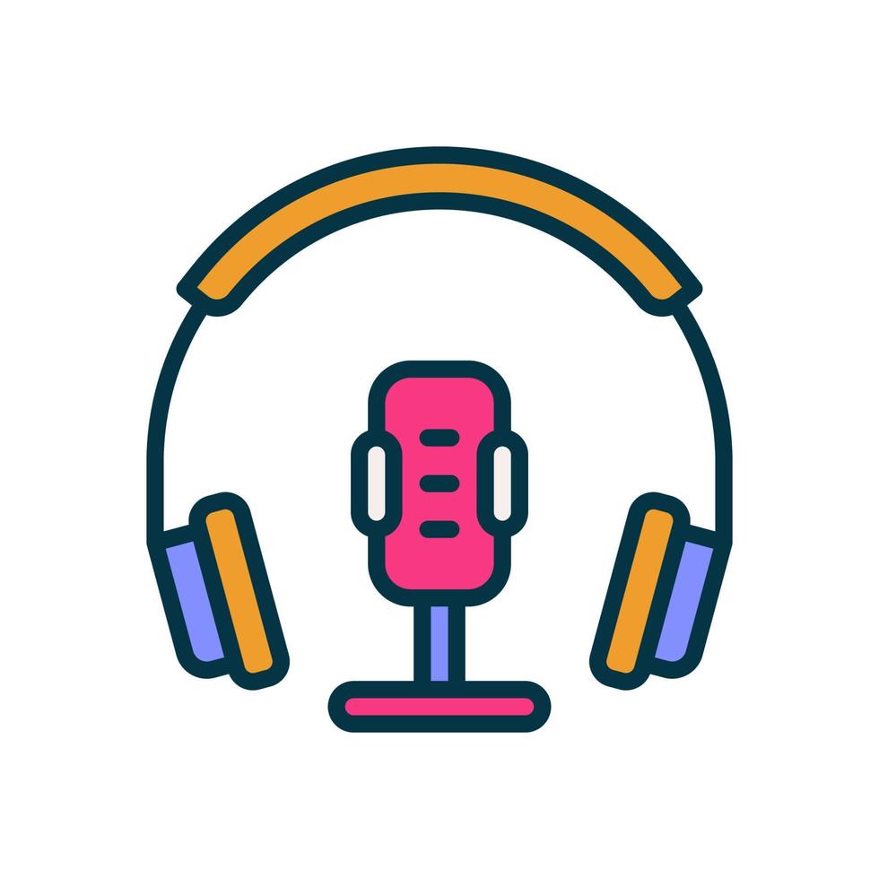 podcast icon for your website, mobile, presentation, and logo design. vector