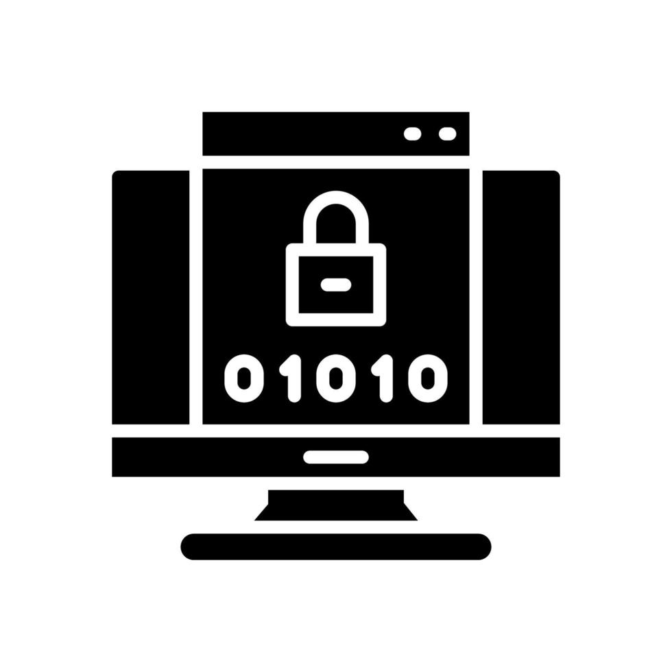 binary code icon for your website, mobile, presentation, and logo design. vector