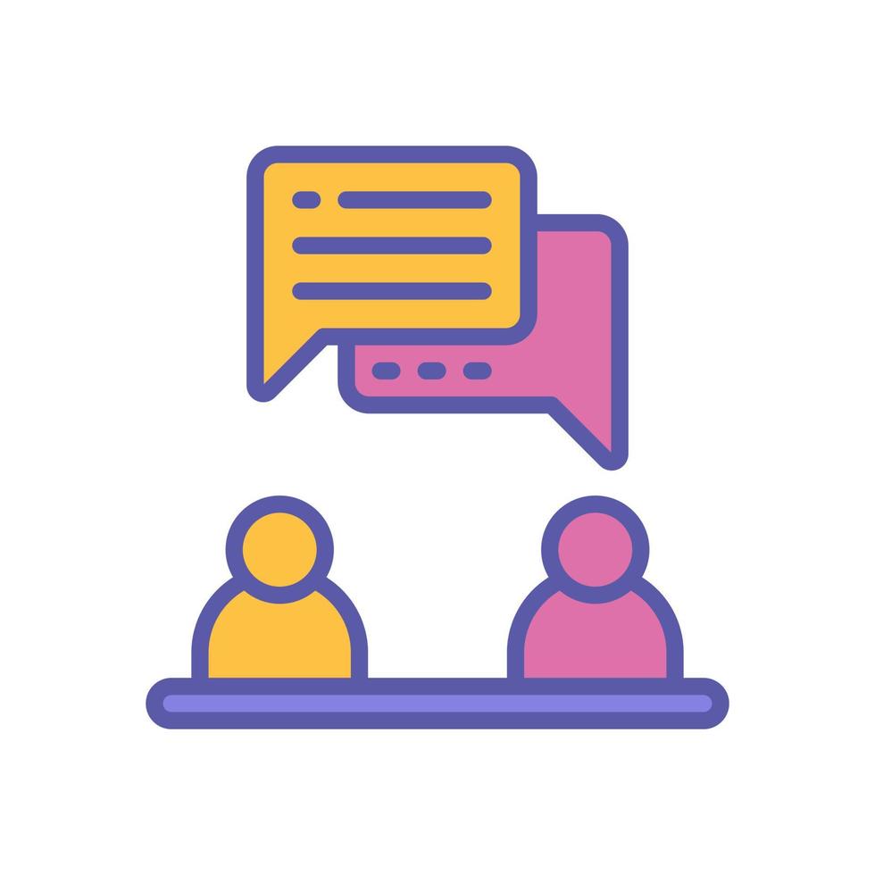 discussion icon for your website design, logo, app, UI. 19138477 Vector