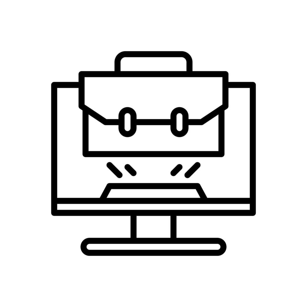 icono de brefcase para el diseño de su sitio web, logotipo, aplicación, ui. vector