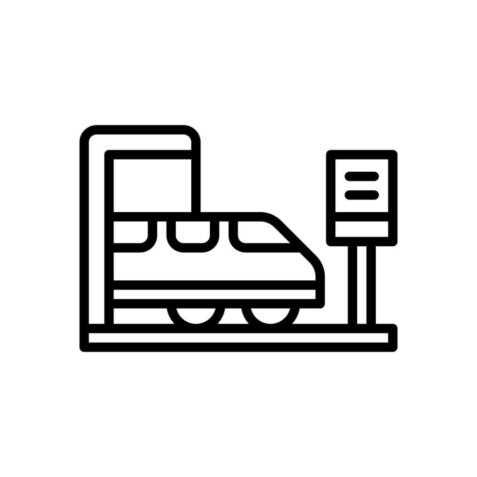 railway station icon for your website design, logo, app, UI. vector