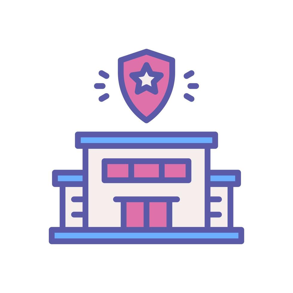 police station icon for your website design, logo, app, UI. vector