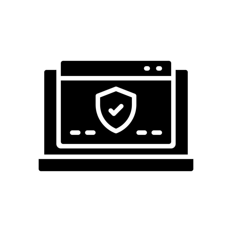 cyber security icon for your website, mobile, presentation, and logo design. vector