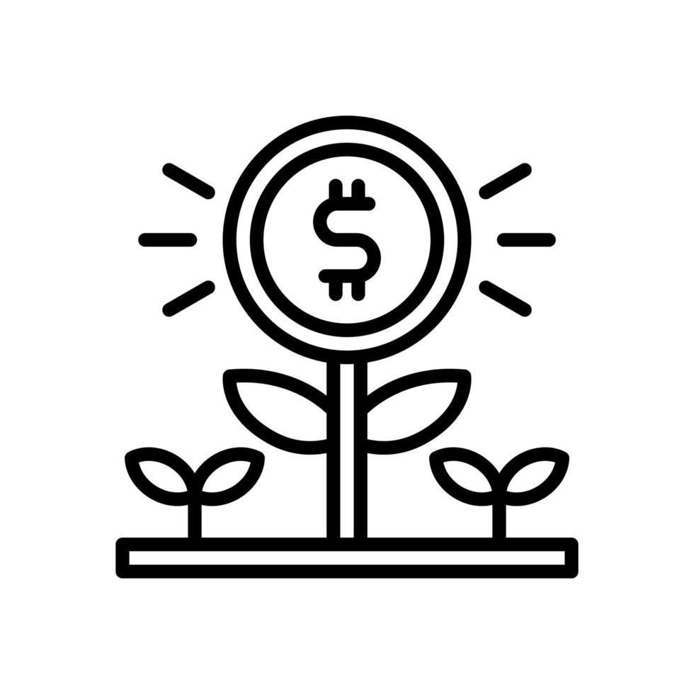 investment icon for your website design, logo, app, UI. vector