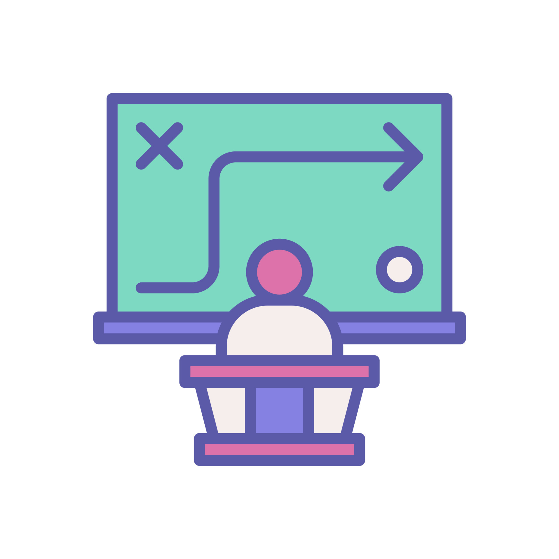 strategy icon for your website design, logo, app, UI. 19138859 Vector